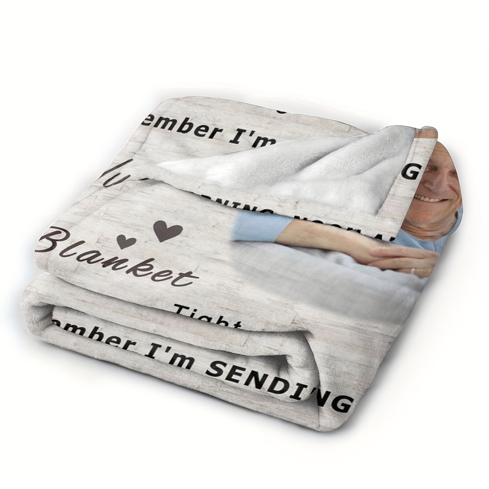 Custom Photo Print Blanket, Cozy Fleece Gift